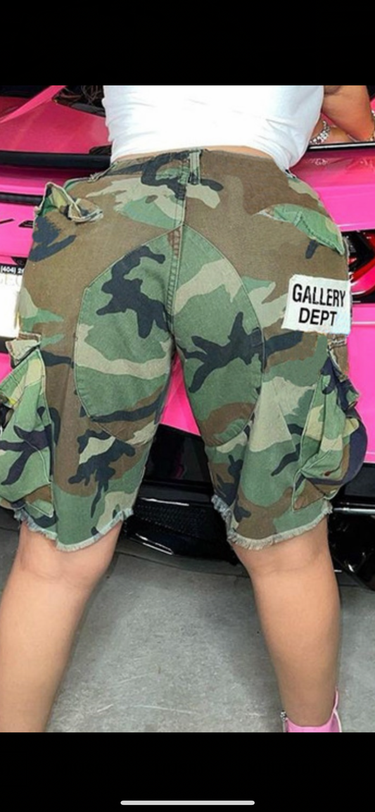 Gallery Inspired Cargo Shorts